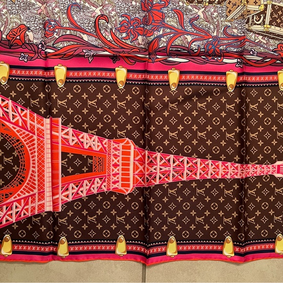 NWT Louis Vuitton Paris Exclusive Scarf - Picture 13 of 15